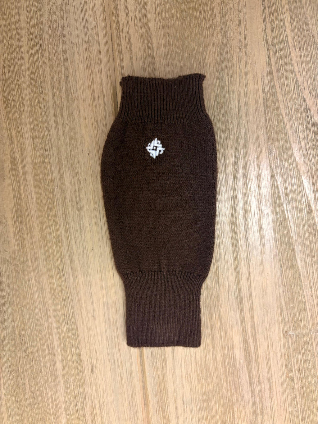 Women's Merino Wool Wrist Warmers - Brown