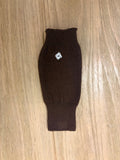 Women's Merino Wool Wrist Warmers - Brown