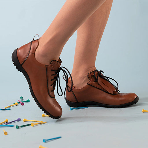 Nailed Golf Brown/Black Golf Shoes