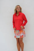 Women's A-Line Art Golf Skort - Zanzibar