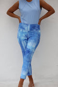 Women's Capri Leggings – Periwinkle