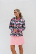   Long Sleeve Golf shirt Roses