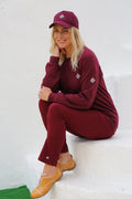 Women's Crew Neck Sweatshirt – Claret