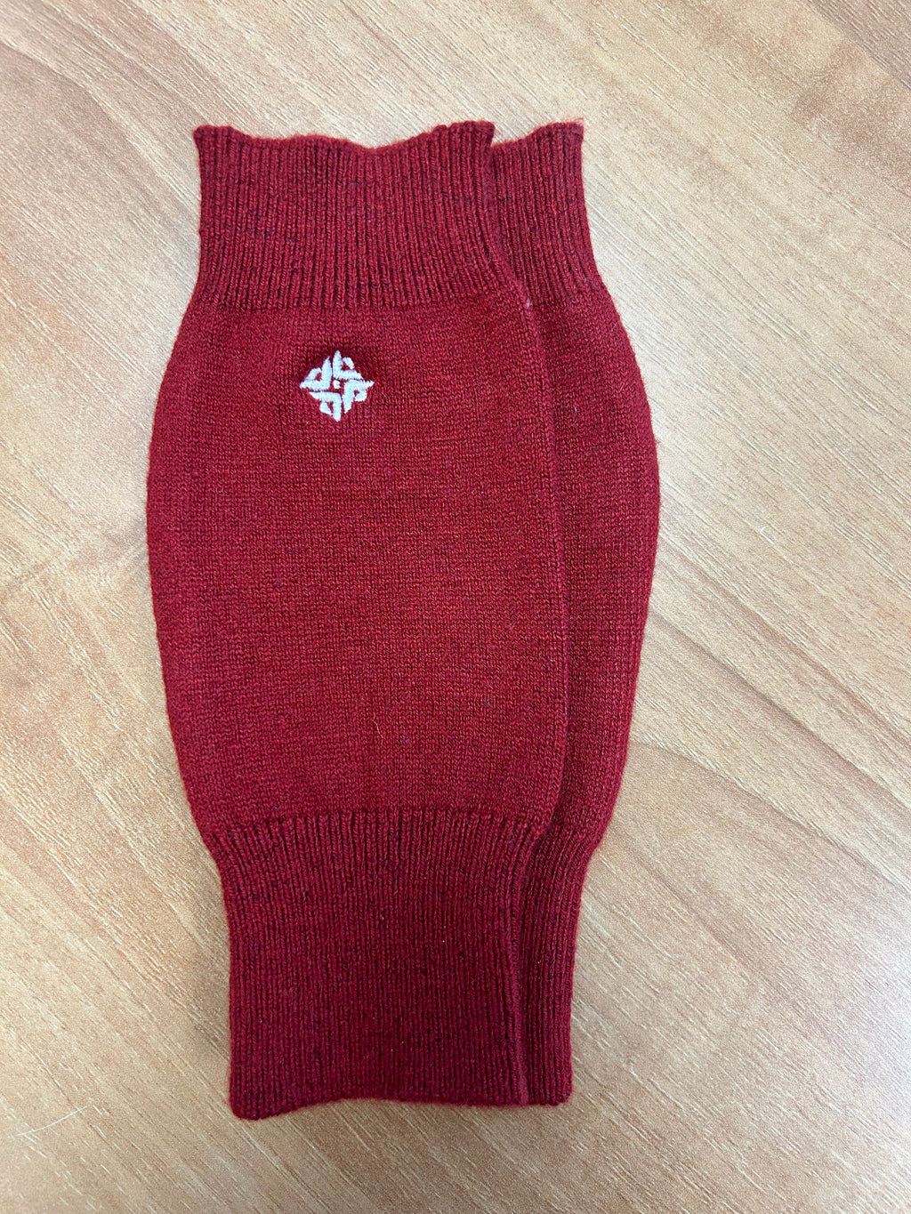 Merino Wrist Warmers Rust Red
