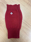 Merino Wrist Warmers Rust Red