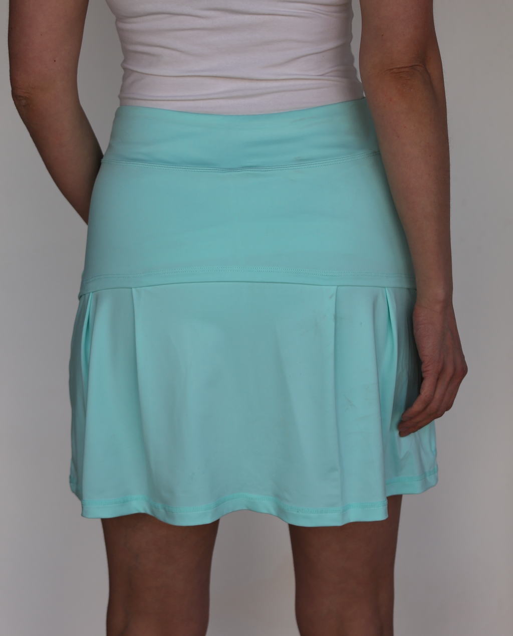 Women's Kick Pleat Golf Skort - Aqua