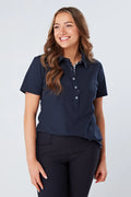 Swing Out Sister Mary Short Sleeve Shirt Navy