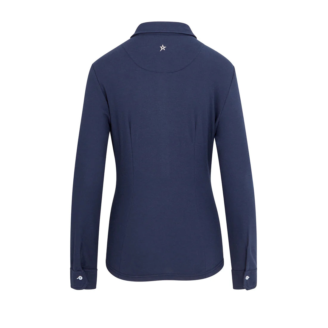 Swing Out Sister Marjorie Long Sleeve Polo Shirt Navy
